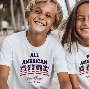 Camiseta All American Dude Patriotic 4 de julio