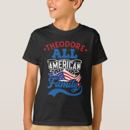 Camiseta All american family 4th july patriotic matching