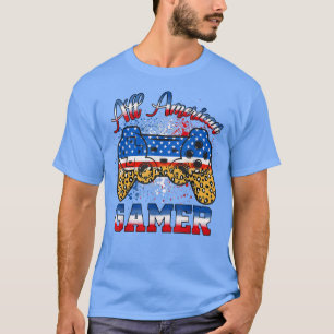 Camiseta All American Gamer Patriotic Video Game 4 of Jul