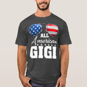 Camiseta All American Gigi Grandma USA Bandera Gafas de sol