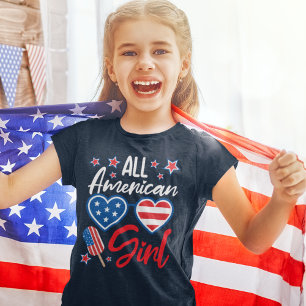 Camiseta All American Girl" 4th of July –  Patriotic Girls!