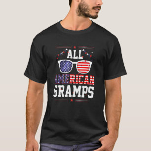 Camiseta All American Gramps 4 de julio Gafas de sol de la