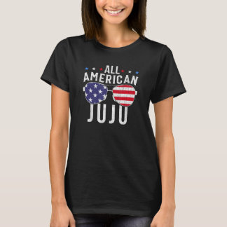 Camiseta All American Juju USA Flag Sunglasses 4th Of July 