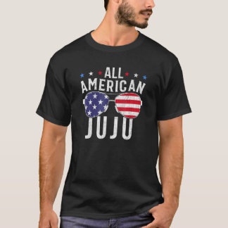 Camiseta All American Juju USA Flag Sunglasses 4th Of July 