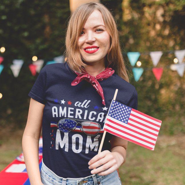 Camiseta All American Mom 4th of July (Subido por el creador)