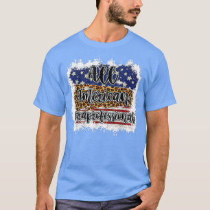 Camiseta All American Paraprofesional Leopard Matching Sch