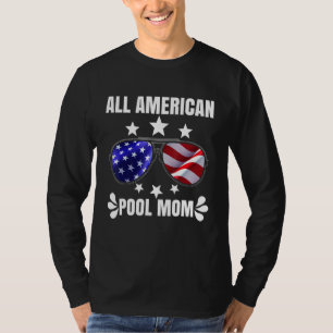 Camiseta All American Pool Mom Life Summertime Guay Swimmin