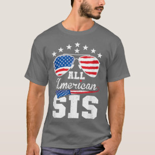 Camiseta All American Sis 4th of July Matching Family