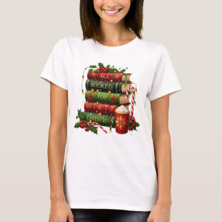 Camiseta All Booked for Christmas | Cozy Holiday Book Lover