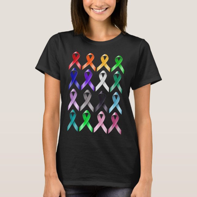 Camiseta All Cancer Awareness World Cancer Day  (Anverso)