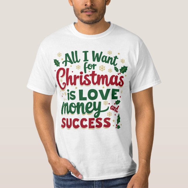 Camiseta All I Want for Christmas T-Shirt (Anverso)