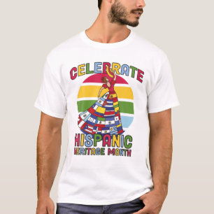 Camiseta All Latin American Flags Countries Hispanic Herita
