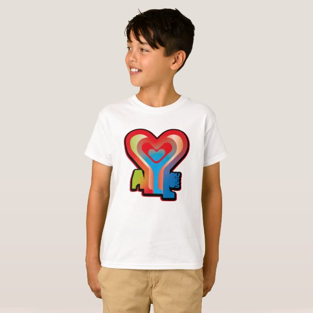 CAMISETA ALL LOVES  BY MASANSER (Anverso completo)