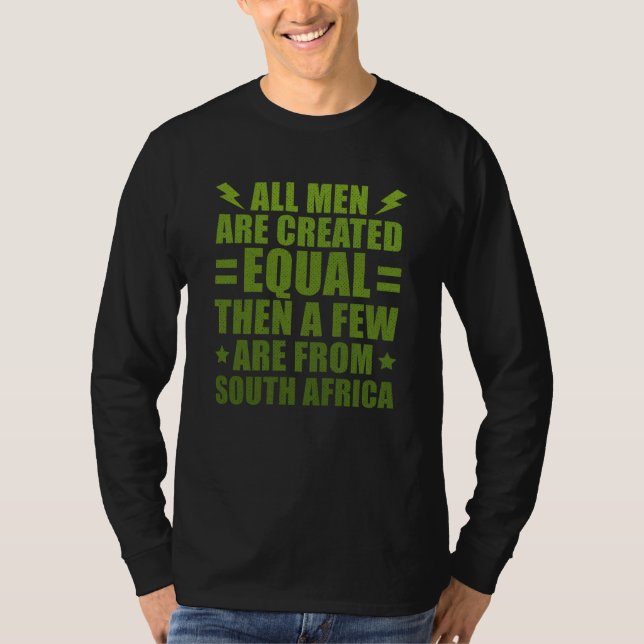 Camiseta All Men Are Created Equal Armenian Hayq Humor Arme (Anverso)