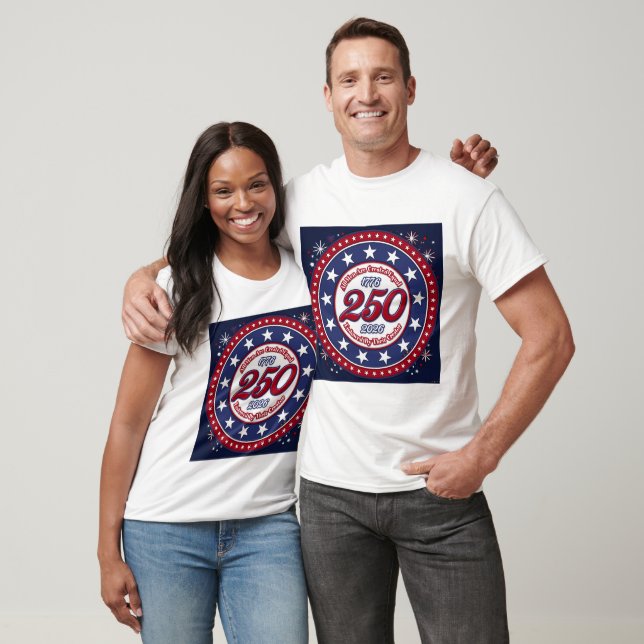 Camiseta All Men Are Created Equal Graphic Firework Pop RWB (Unisexo)