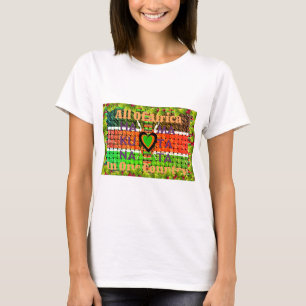 Camiseta All of Africa In one country. Make it Kenya Flag
