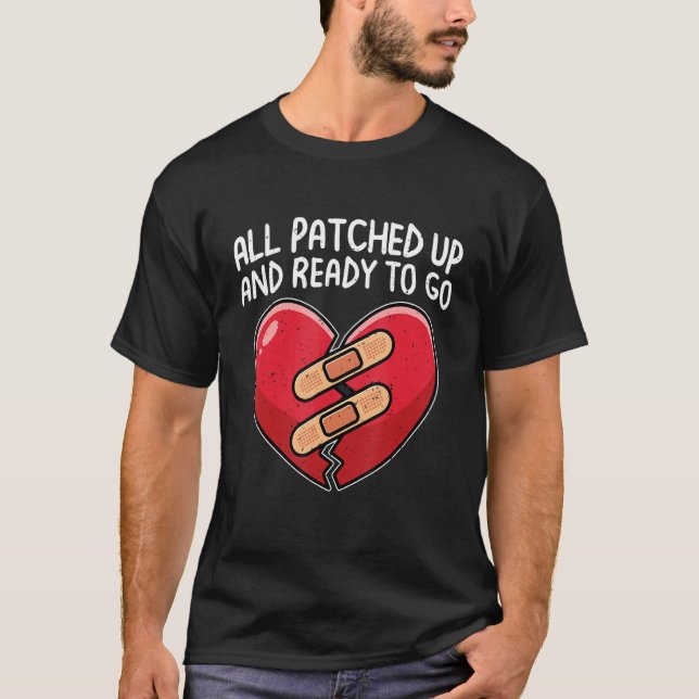 Camiseta All Patched Up Open Heart Surgery Recovery Survivo (Anverso)