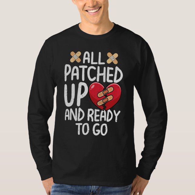Camiseta All Patched Up Open Heart Surgery Recovery Survivo (Anverso)