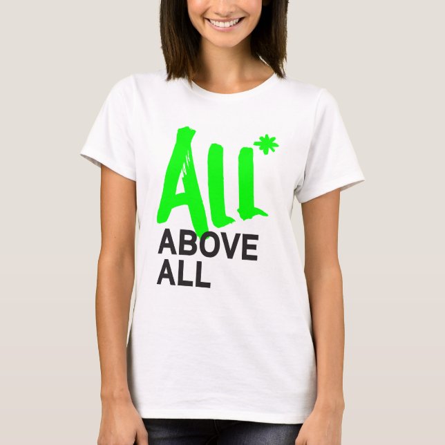 Camiseta All* sobre todo (Anverso)