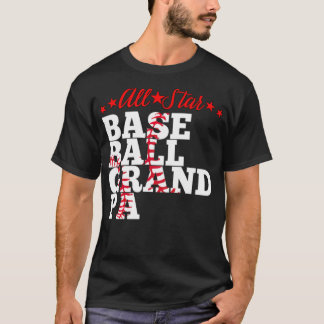 Camiseta All Star Baseball Abuelo Béisbol Americano