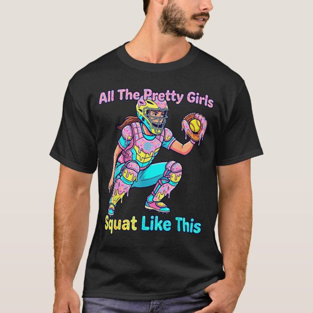 Camiseta All The Pretty Girls Squat Like This Ice Cream Sof (Anverso)