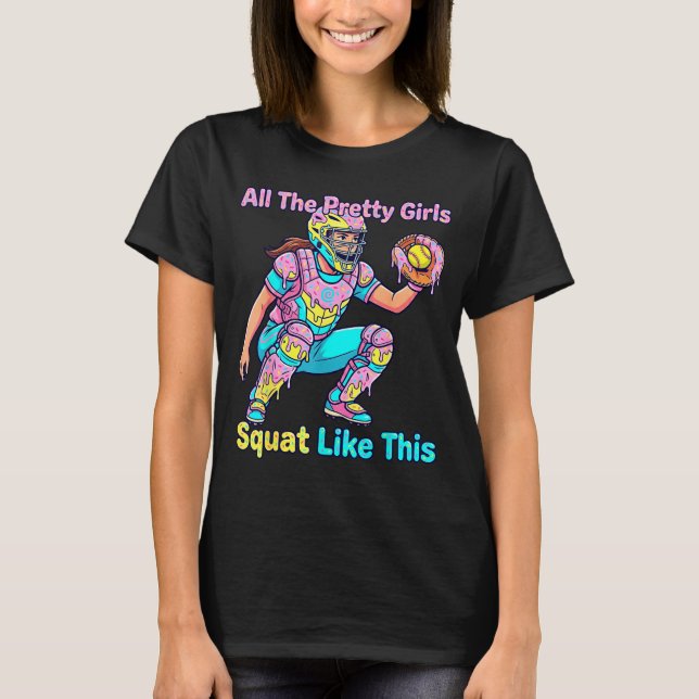 Camiseta All The Pretty Girls Squat Like This Ice Cream Sof (Anverso)