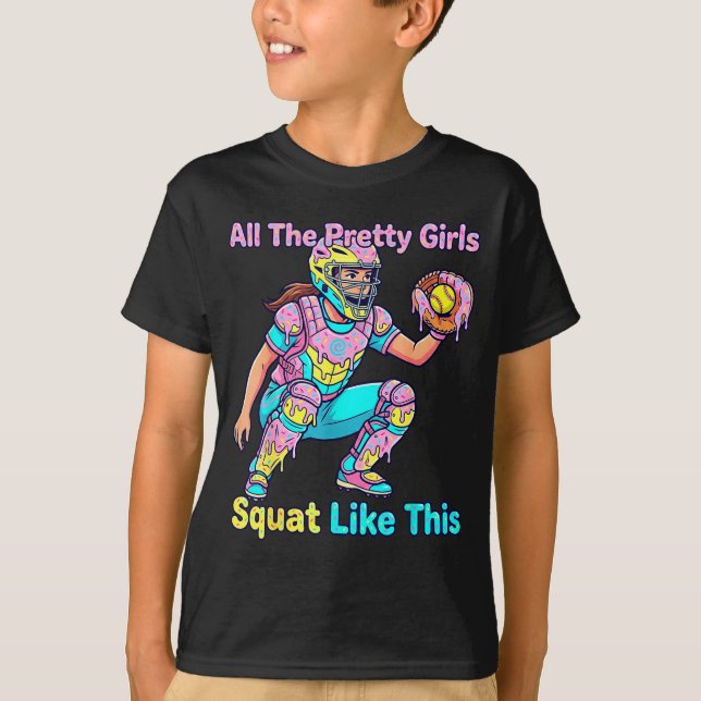 Camiseta All The Pretty Girls Squat Like This Ice Cream Sof (Anverso)