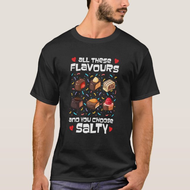 Camiseta All these flavours and you choose Salty (Anverso)