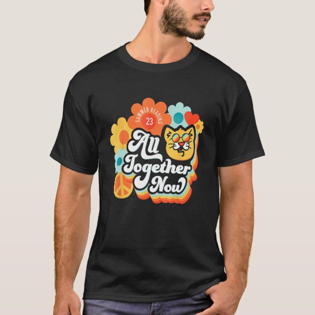Camiseta All Together Now Summer Reading 2023 Library Books (Anverso)