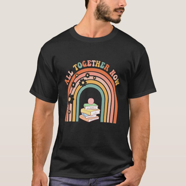 Camiseta All Together Now Summer Reading 2023 Rainbow Book  (Anverso)