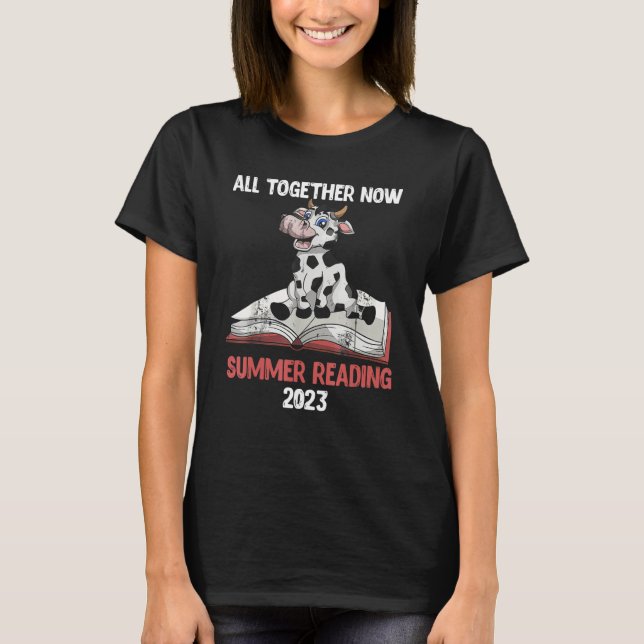 Camiseta All Together Now Summer Reading Program 2023 Book  (Anverso)