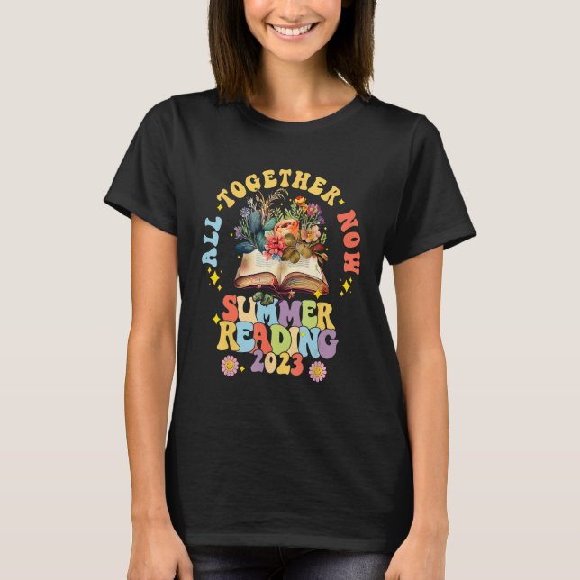 Camiseta All Together Now Summer Reading Program 2023 Book  (Anverso)