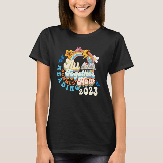 Camiseta All Together Now Summer Reading Program 2023 Book  (Anverso)