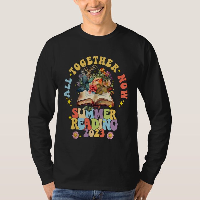 Camiseta All Together Now Summer Reading Program 2023 Book  (Anverso)