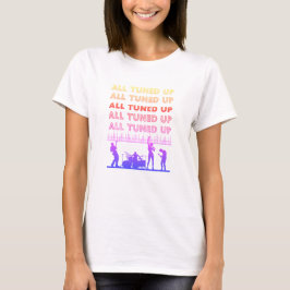 Camiseta All Tuned Up banda de rock multicolor T-Shirt