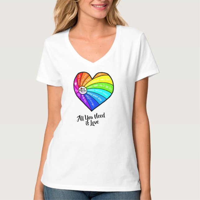 Camiseta All You Need is Love T-shirt (Anverso)