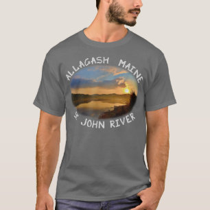 Camiseta Allagash Maine Moosetown Sunrise