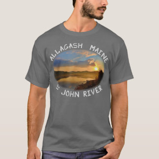 Camiseta Allagash Maine Moosetown Sunrise