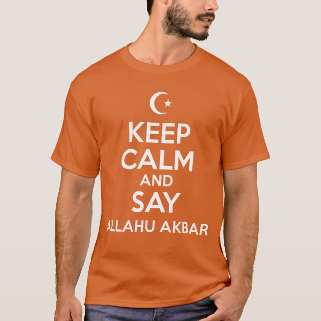 Camiseta Allahu Akbar (Anverso)