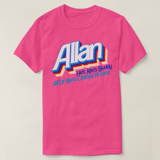 Camiseta Allan Hes Kens Buddy (Diseño del anverso)