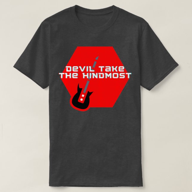 Camiseta Allan Holdsworth Devil Take the Hindmost  (Diseño del anverso)