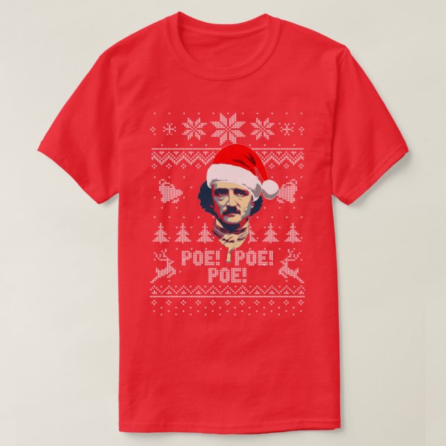 Camiseta Allan Poe Ho Ho Ho Poe Poe Poe Poe (Diseño del anverso)
