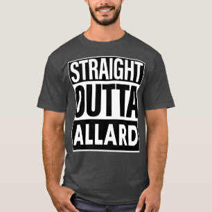 Camiseta Allard Name Straight Outta Allard