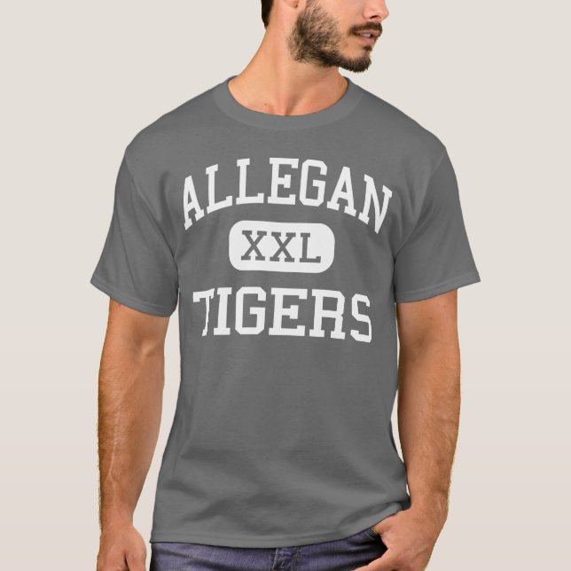 Camiseta Allegan - tigres - High School secundaria - (Anverso)