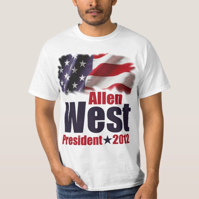 Camiseta Allen del oeste para el presidente 2012 (Anverso)