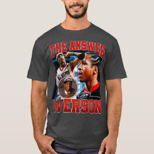 Camiseta Allen Iverson La Respuesta Vint Firma De Baloncest