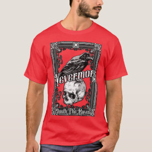 Camiseta Allen Poe El Cuervo Nunca Más