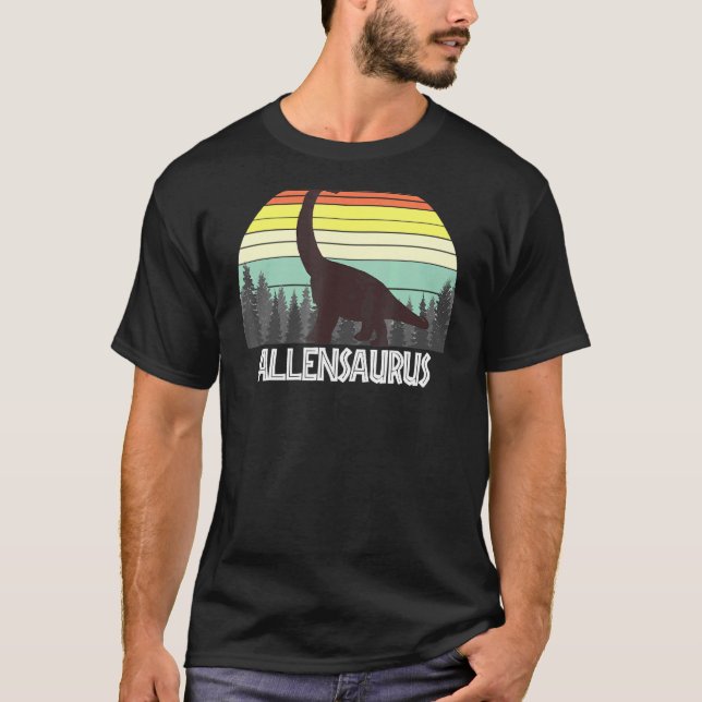 Camiseta Allensaurus Allen Saurus Apellido (Anverso)