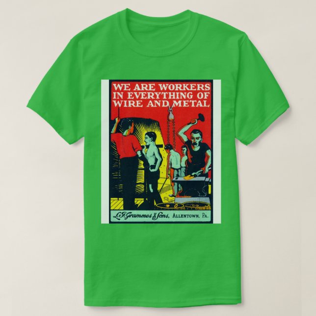 Camiseta Allentown Pennsylvania 1910 (Diseño del anverso)