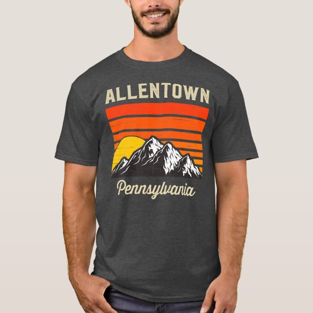Camiseta Allentown Pennsylvania Retro City State USA  (Anverso)